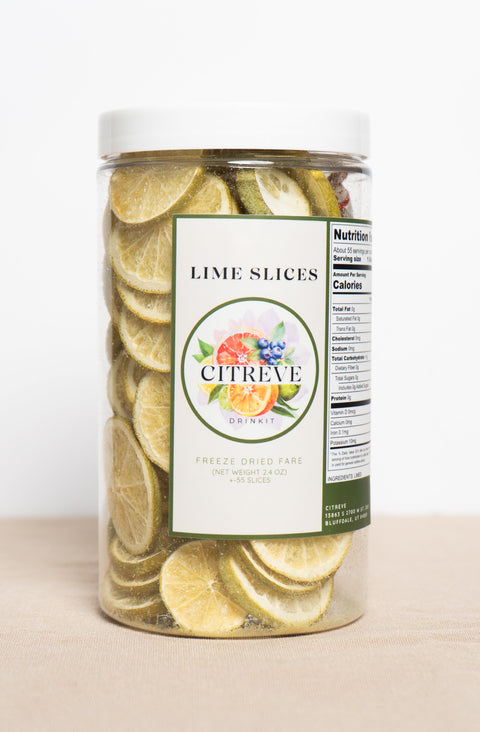 Freeze-Dried Lime Slices