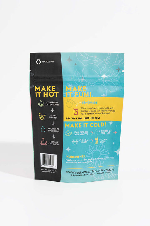Evening Peach Herbal Caffeine-free Premium Loose Leaf Tea