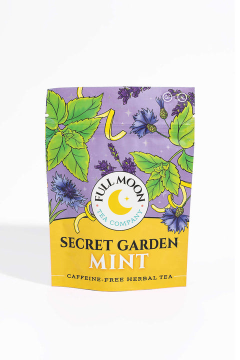 Secret Garden Mint Herbal Tea Premium Loose Leaf Caffeine-free