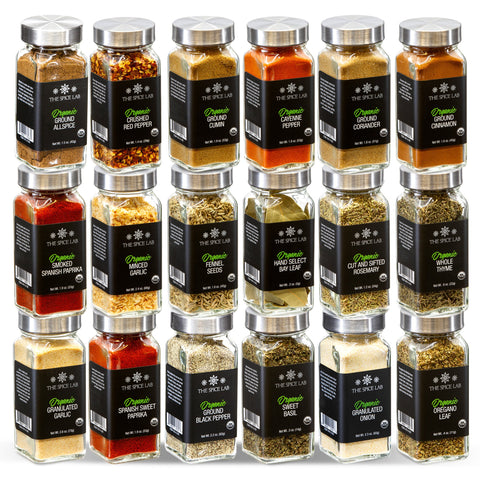 Organic Starter Spice Set - 18 Jars