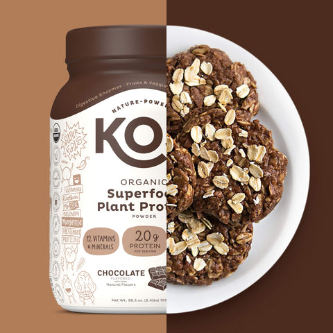 KOS Organic Plant Protein, Chocolate, 28 Servings