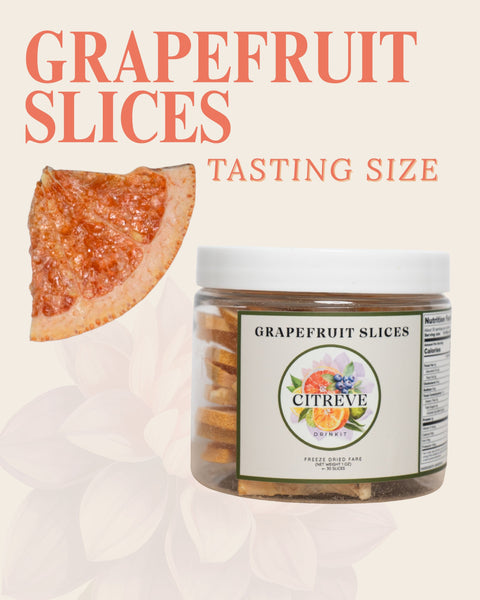 Tasting Size - Freeze-Dried Grapefruit Slices