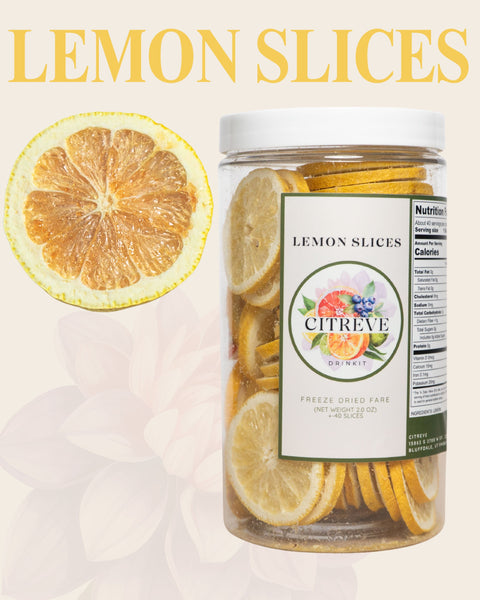 Freeze-Dried Lemon Slices