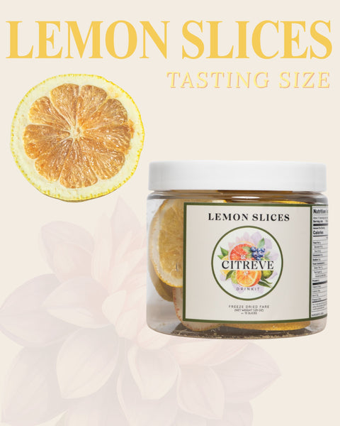 Tasting Size - Freeze-Dried Lemon Slices
