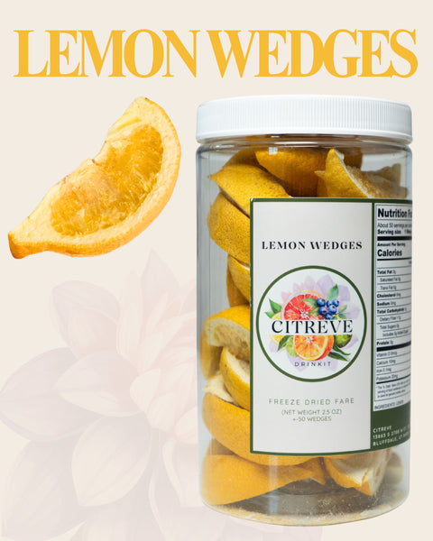 Freeze-Dried Lemon Wedges