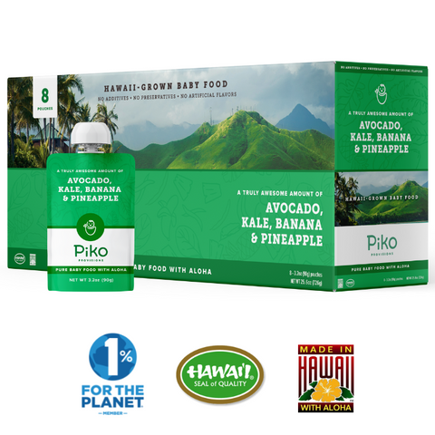 Avocado, Kale, Banana & Pineapple