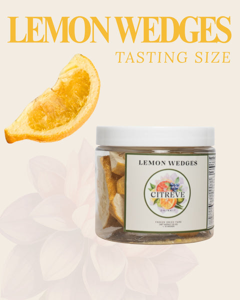 Tasting Size - Freeze-Dried Lemon Wedges