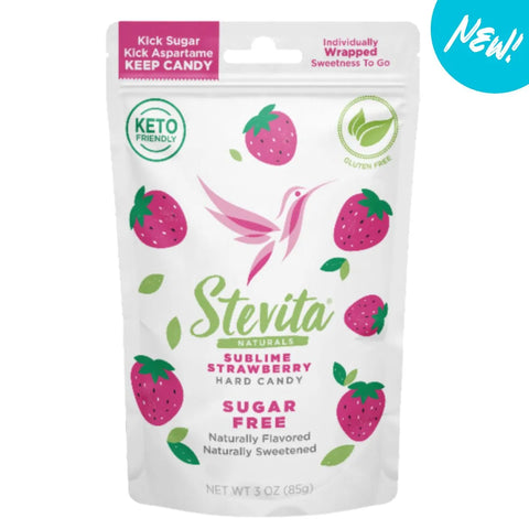 Natural Strawberry Flavor Sugar-Free Hard Candy: Naturally Sweet, Naturally Healthy