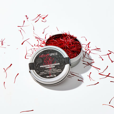2 Grams (0.07 Oz) Heray Afghan Saffron Extra Class Premium Super Negin Quality