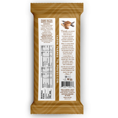 Missy J's Organic Carob Sampler Candy Bar - 4pk