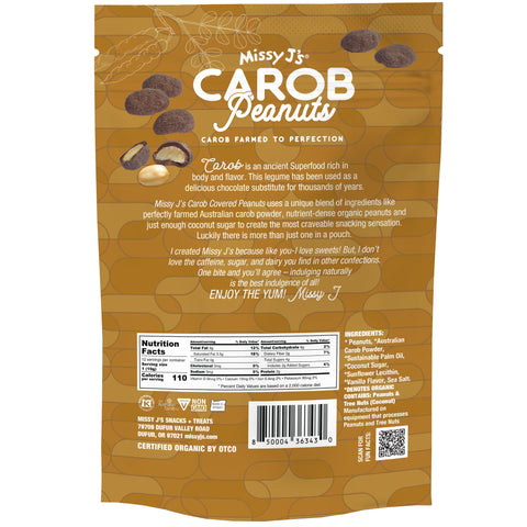 Missy J's Organic Carob Peanut Lovers Sampler pack-9 products