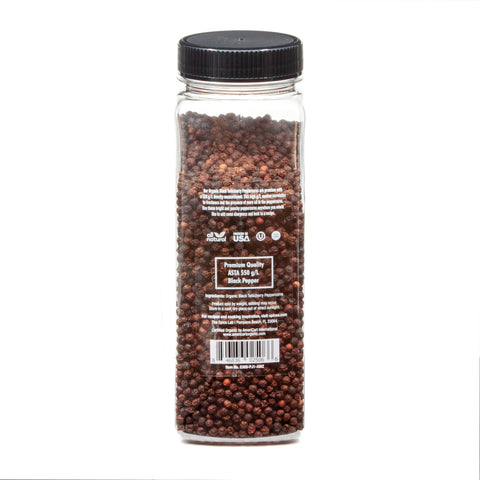 Himalayan Pink Salt Coarse & Organic Black Tellicherry Peppercorns Combo Pack