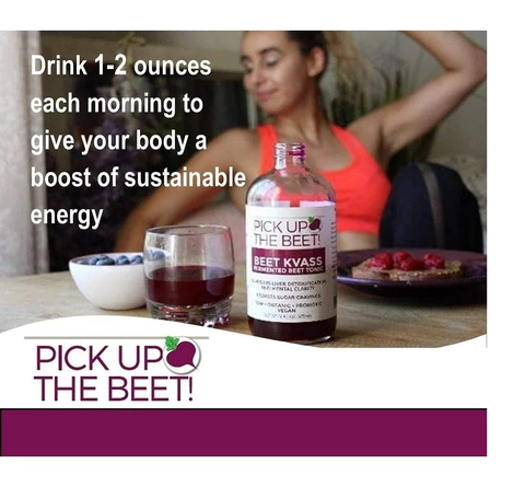 Try Before You Buy - 2 x 2oz Organic Raw Beet Juice Kvass (Code: TRYB4BUY)