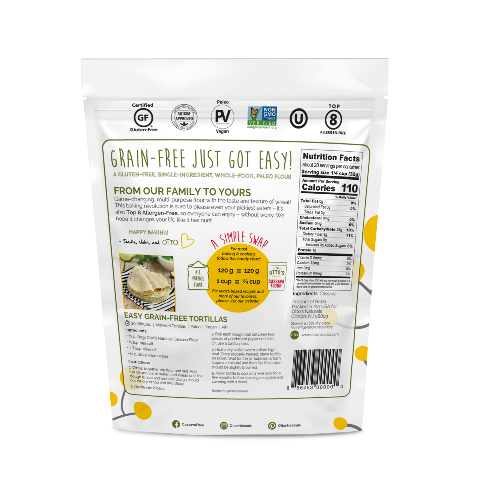 Organic Cassava Flour