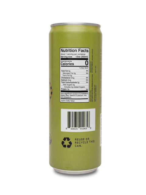 Cold Brew | Choose Your Caffeine Level | Unsweetened 12-Pack