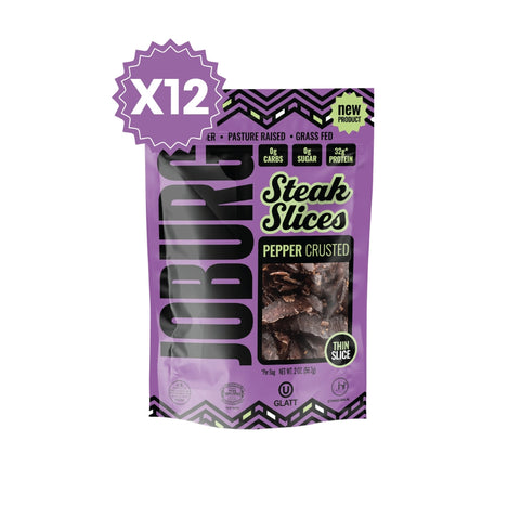Pepper Crusted Steak Slices - (12 Pack)