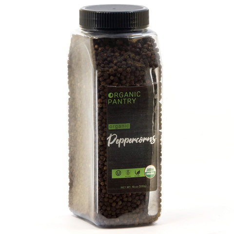 Organic Black Tellicherry Peppercorns (Whole)