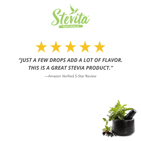 Organic Stevita Drops - Flavors - Natural Vanilla