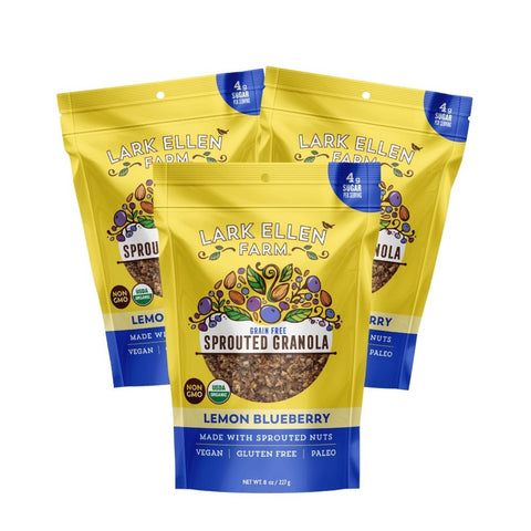 Lemon Blueberry Sprouted Granola