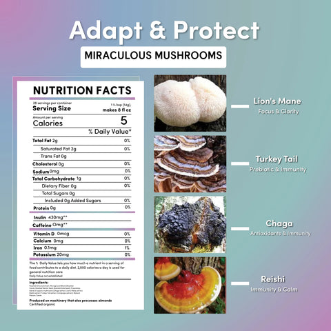 Miraculous Mushrooms® Adapt & Protect Instant Herbal Coffee
