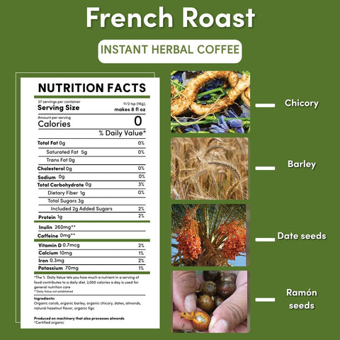 Instant French Roast Herbal Coffee