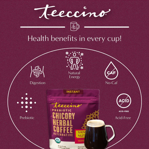 Instant Vanilla Nut Herbal Coffee