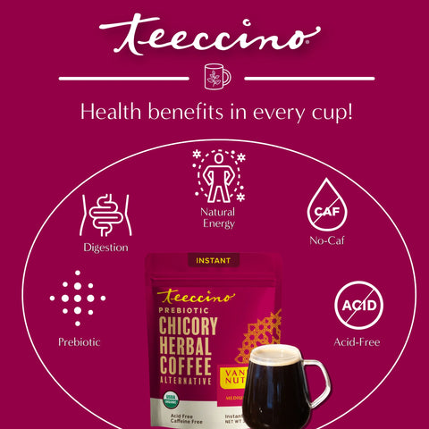 Instant Vanilla Nut Herbal Coffee