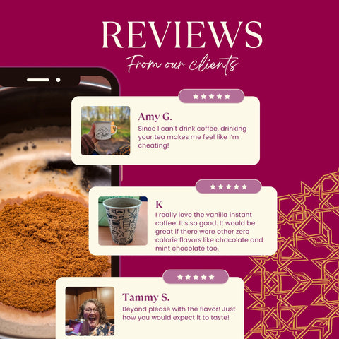 Instant Vanilla Nut Herbal Coffee