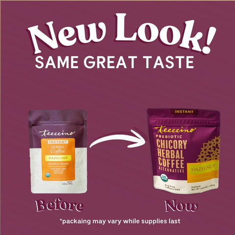Instant Hazelnut Herbal Coffee