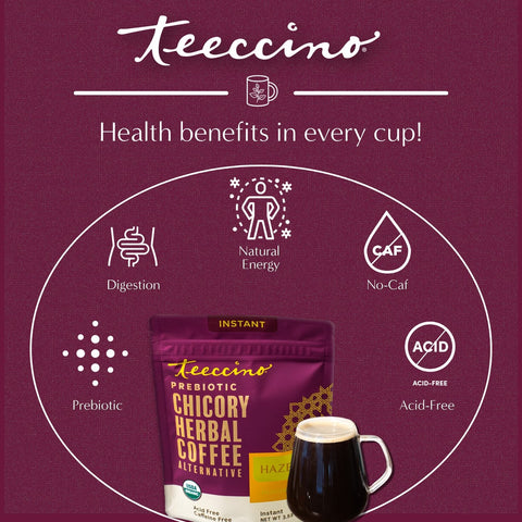 Instant Hazelnut Herbal Coffee