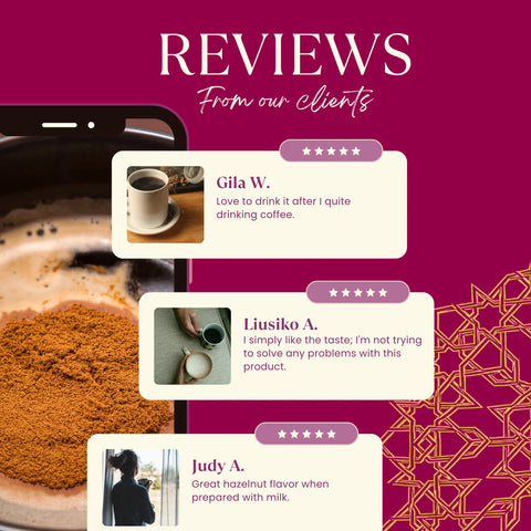Instant Hazelnut Herbal Coffee