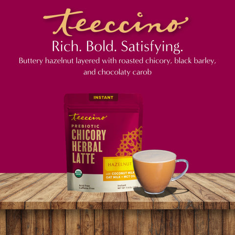 Instant Hazelnut Herbal Latte