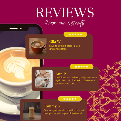 Instant Hazelnut Herbal Latte