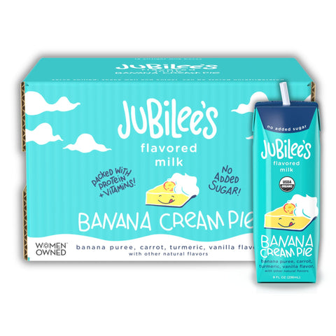 Banana Cream Pie Organic Whole Milk Boxes, 12-pack