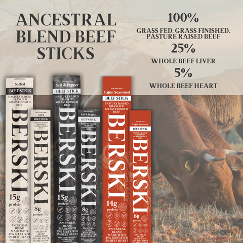 BERSKI Beef Sticks - Salted
