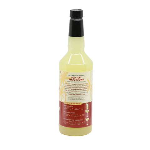 Top Hat Spicy Margarita Mix (made with agave nectar & organic lime juice) - 32oz Bottle