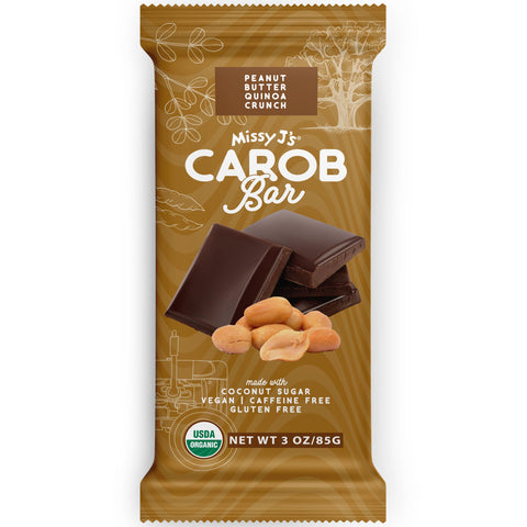 Missy J's Organic Carob Sampler Candy Bar - 4pk