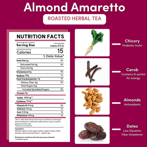 Almond Amaretto Roasted Herbal Tea