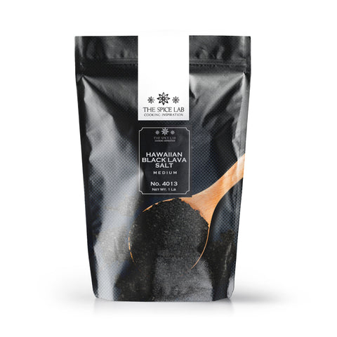 Hawaiian Black Lava Salt (Medium Grain)