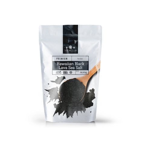 Hawaiian Black Lava Salt (Fine Grain)