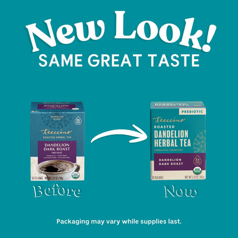 Dandelion Dark Roast Roasted Herbal Tea