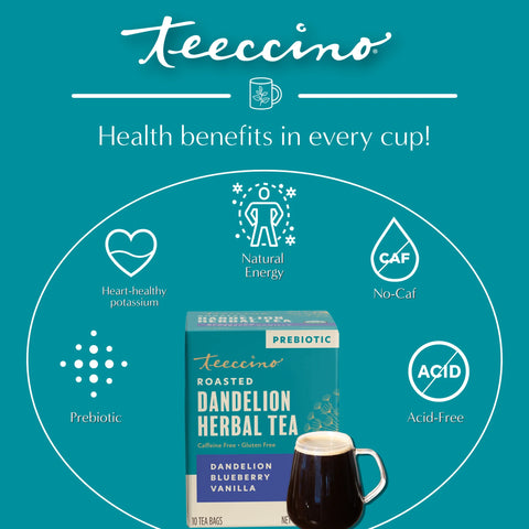 Dandelion Blueberry Vanilla Roasted Herbal Tea