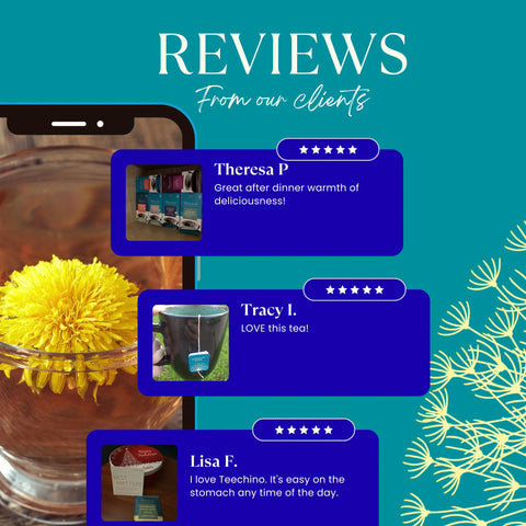 Dandelion Blueberry Vanilla Roasted Herbal Tea