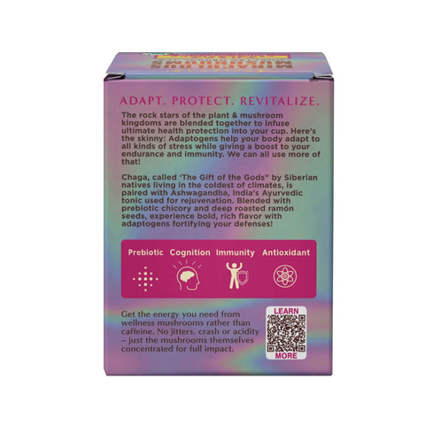 Chaga Ashwagandha Butterscotch Cream Mushroom Herbal Tea