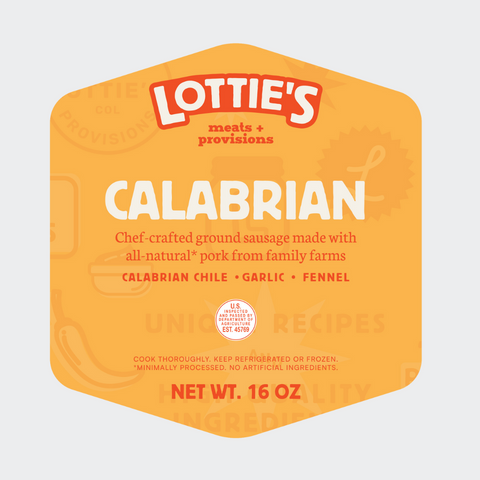 Calabrian Chile Sausage | Ground Pork Blend | 4-Packs | 16 oz each