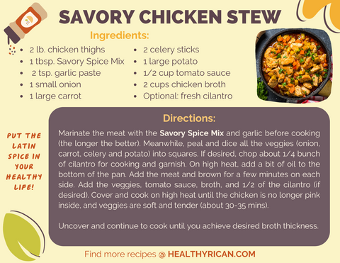 Savory Chicken Mix Jar