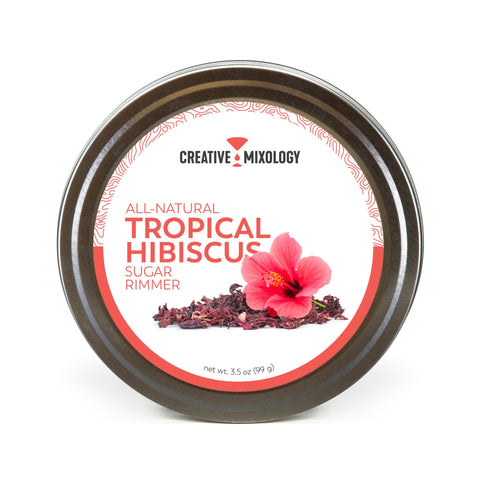 Tropical Hibiscus Sugar Cocktail Rimmer