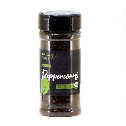 Organic Black Tellicherry Peppercorns (Whole)