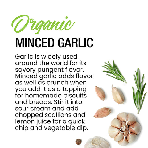 Organic Minced Garlic