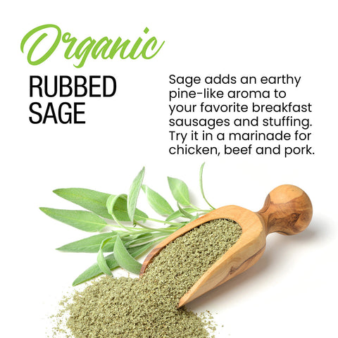 Organic Rubbed Sage